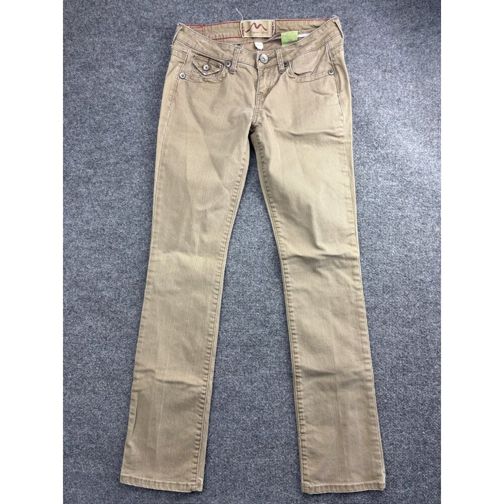 Vintage Marlow Anthropologie Jeans Women's‎ 28 Brown Denim Stretch Slim Boot